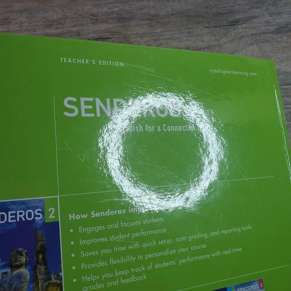 Senderos 2018 Level 2 Teachers Edition Jose A. Blanco Hardcover Spanish